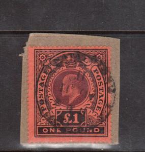 Natal #116 (SG #171) Very Fine Used On Piece Tied By Aug 11 1911 CDS Cancel