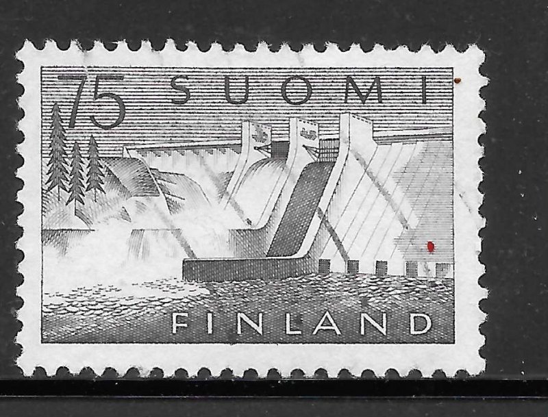 Finland Scott 363 Used H - 1959 Pyhakoski Power Station - SCV $0.40