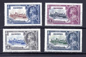 Mauritius 204-207 MLH