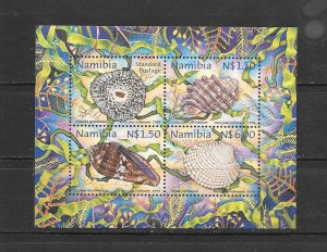 SHELLS - NAMIBIA #906a  S/S  MNH