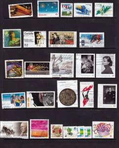 Canada 2007-2013-  collection of 162 used Stamps ( 6 Scans)