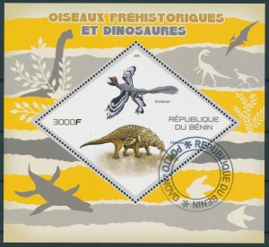 Dinosaurs & Prehistoric Birds Stamps 2015 CTO Prehistoric Animals 1v S/S