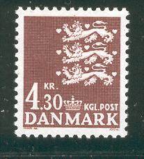 DENMARK 646 MNH STATE SEAL
