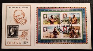 Official Ghana First Day Cover, commemorating the 100th anniversary ...
