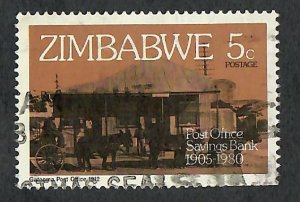 Zimbabwe #434 used single