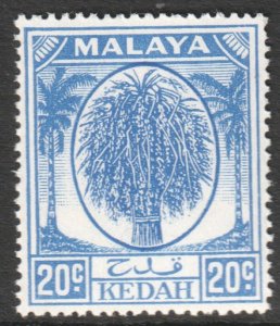 Malaya Kedah Scott 73 - SG84a, 1950 Wheatsheaf 20c MH*