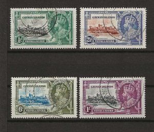 CAYMAN ISLANDS 1935 SG 108/11 USED Cat £24