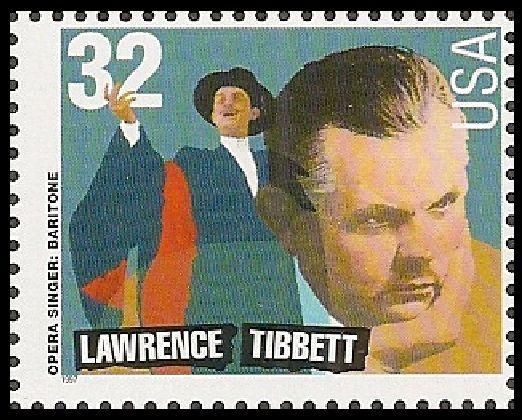 US 3156 Opera Singers Lawrence Tibbett 32c single MNH 1997