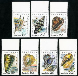 Tanzania Stamps # 940-6 MNH XF Sea shells