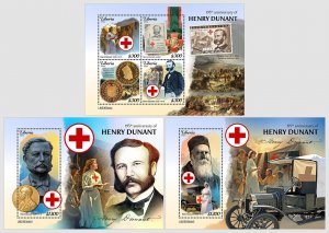 LIBERIA 2023 MNH Henry Dunant Red Cross #366ba12