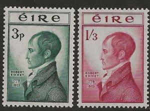 Ireland 149-50  1953  set 2  VF  Mint NH