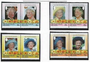 BRITISH VIRGIN ISLANDS  mnh sc  509-516