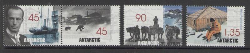 AUSTRALIAN ANTARCTIC TERR SG126/9 1999 MAWSONS HUTS MNH 