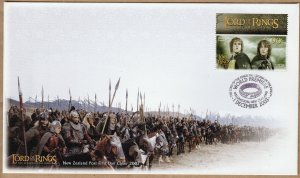 NZ 2003 LOTR The Return of The King Cover CTO World Premiere Date Stamp