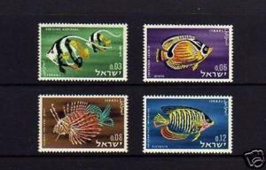 ISRAEL - 1962 - FISH - RED SEA - BUTTERFLY - CORAL ++ MINT - MNH SET OF 4!