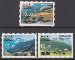 Kyrgyzstan 160-162 MNH VF