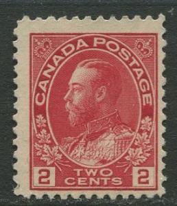 Canada - Scott 106 - KGV Definitive - 1911 - MNG  - Single 2c stamp