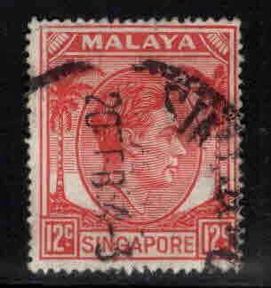 Singapore Scott 10 Used perf 18 stamp