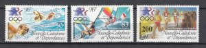 J42501 Stamps 1984 New caledonia set mnh #c197-9 sports