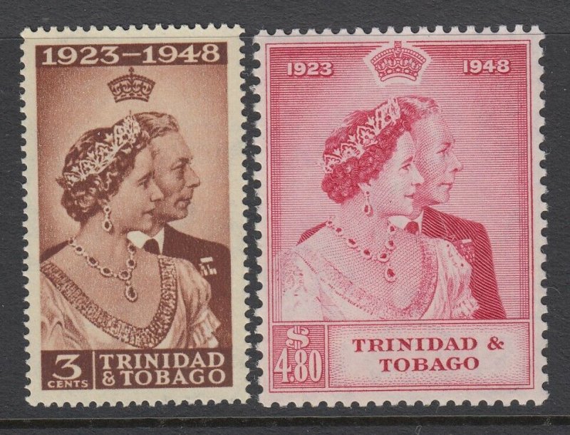 Trinidad & Tobago, Scott 64-65 (SG 259-260), MLH (65 is MNH)