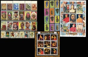 Guinea Paintings Art Christianity on Postage Africa Stamp Collection Mint LH NH