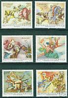 AUSTRIA Scott 824-9 MNH** Baroque Frescoes 1968 set.