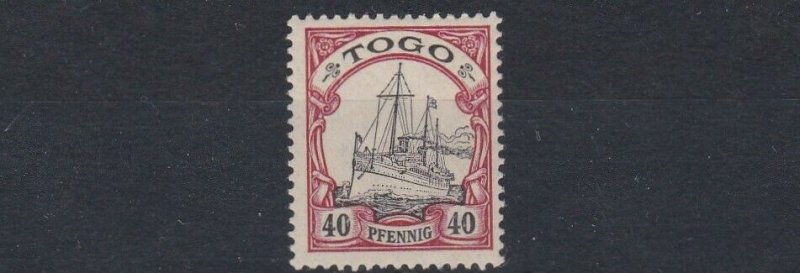 TOGO  1900      S G G13  40PF  BLACK & CARMINE        MNH  