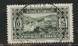 LEBANON Scott 130 used 1930 stamp 