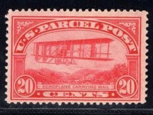 MOMEN: US STAMPS #Q8 20c PARCEL POST MINT OG H $110 LOT #84289-8