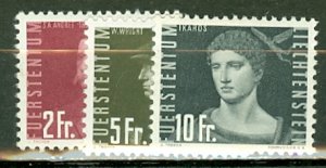 HO: Liechtenstein C24-33 MNH CV $65.50; scan shows only a few