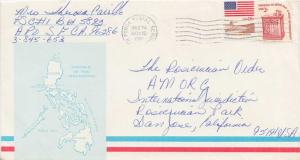 United States A.P.O.'s 2c Americana and 18c Flag Over Wheat Field 1981 Air Fo...