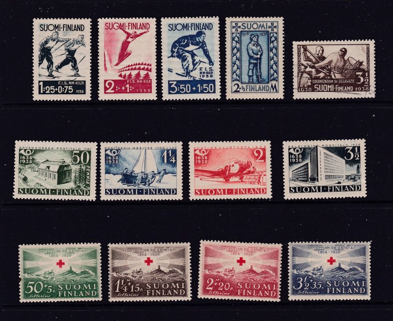 Finland x 3 MH sets from 1930.s