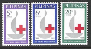 Philippines 886-888 MNH Complete set SC: $1.00