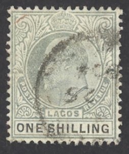 Lagos Sc# 46 Used 1904 1sh King Edward VII