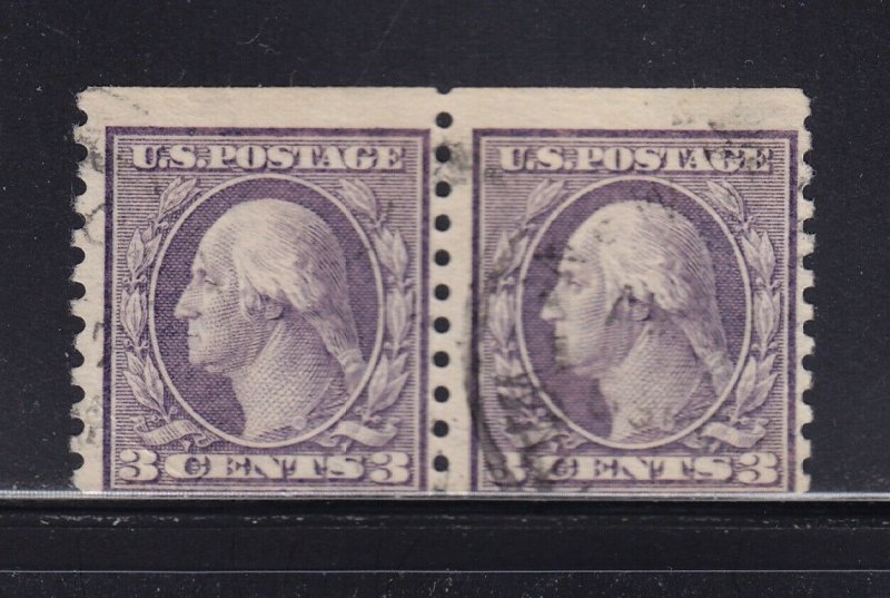 456 Pair sound Fine used neat cancel with nice color cv $ 650 ! see pic !