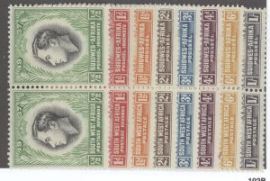 South West Africa, Scott #125-32, MH, set