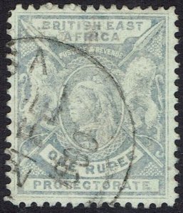 BRITISH EAST AFRICA 1896 QV LIONS 1R USED