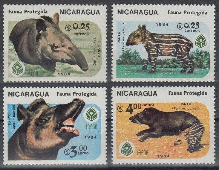 1984 Nicaragua 2549-2552 Fauna