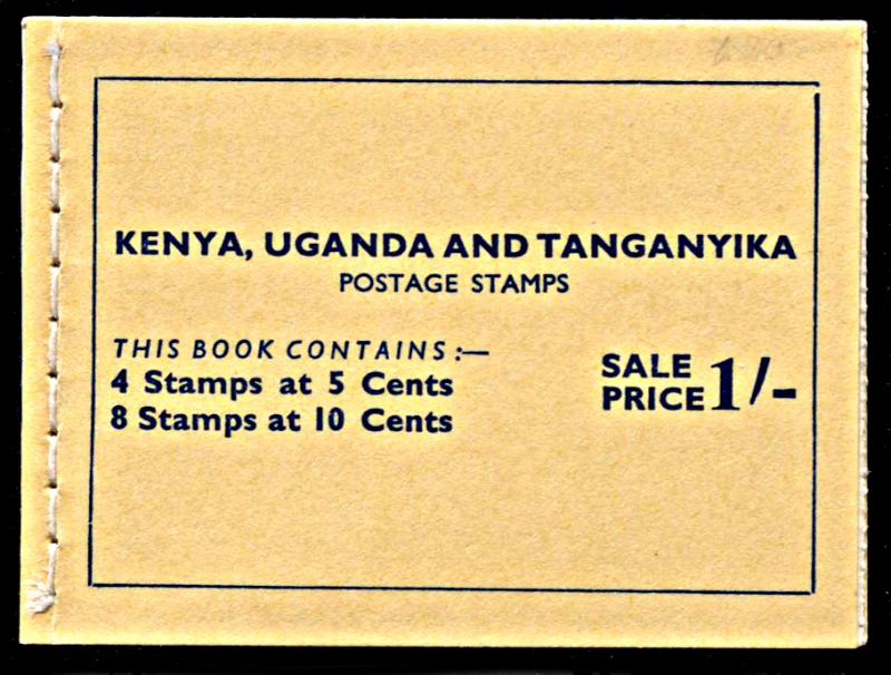 Kenya,Uganda,Tanganyika SG SB6, MNH, Unexploded Booklet