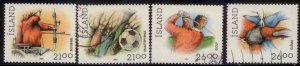 Iceland 1990-4 SC# 700-1,706-7 Used E48