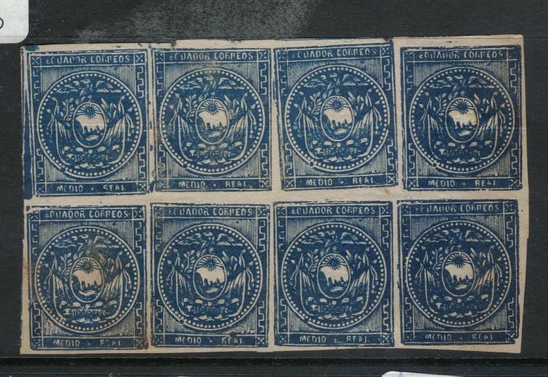 Ecuador SC 2 Block of Eight MNG (6dvt)