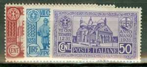 FC: Italy 258-64 mint CV $84.40; scan shows only a few