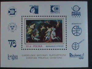 POLAND-1979-SC#2352-INTERNATIONAL SHOW-THE RAPE OF EUROPA MNH S/S VF