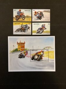 Grenada Scott #1256-1260 never hinged