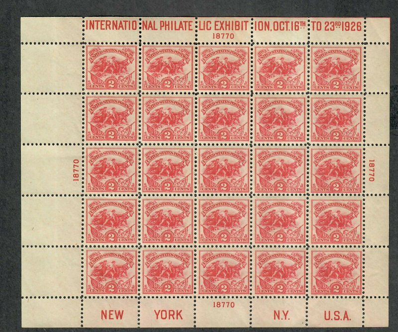 US Sc#630 M/NH/VF, White Plains S/S, Cv. $500