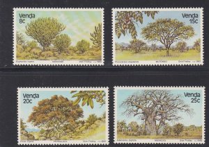 South Africa - Venda #  84-87, Trees, Mint NH, 1/2 Cat.