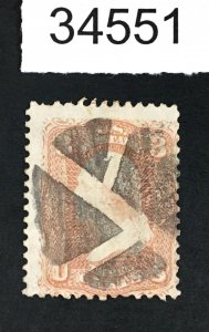 US STAMPS # 65 USED LOT #34551