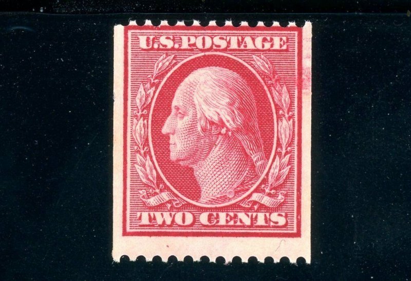 USAstamps Unused FVF US 1908 Washington Perf 12 Coil Scott 349 OG MNH