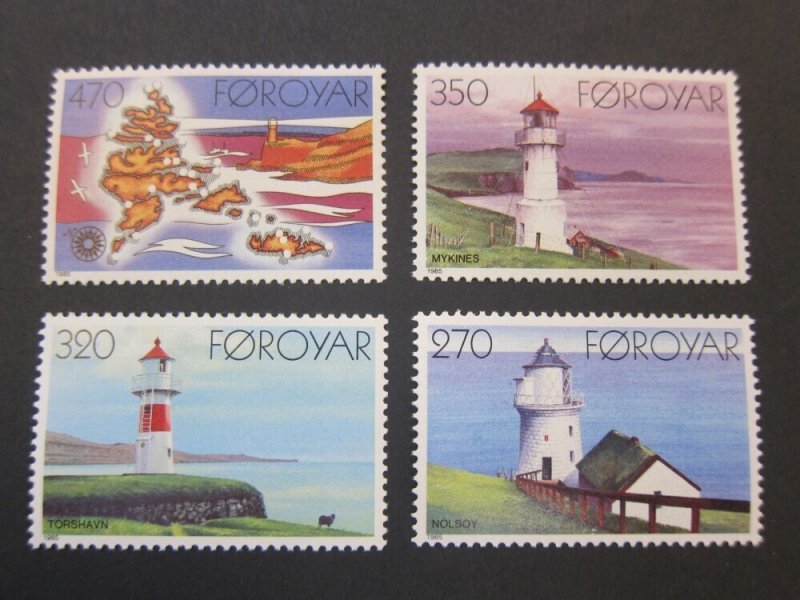 Faroe Islands 1985 Sc 130-133 set MNH