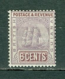 BRITISH GUISNA 1889 #137 MINT NO THINS...$8.50